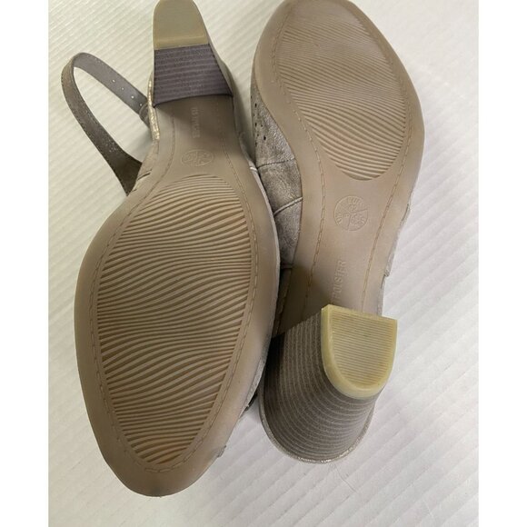 Luftpolster Ara Womens Pewter 2 1/2" Heel Sling Back Size 10.5 - Picture 10 of 12